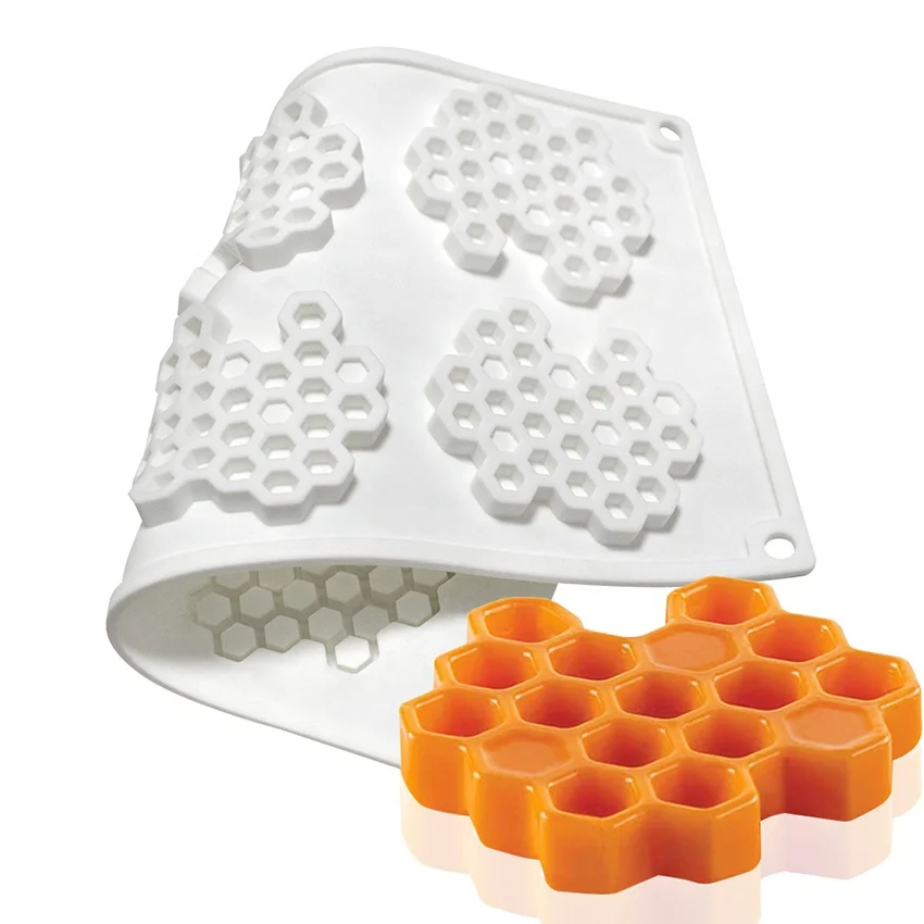 Multi Design Silicone Honeycomb Lace Food Pastry Mold