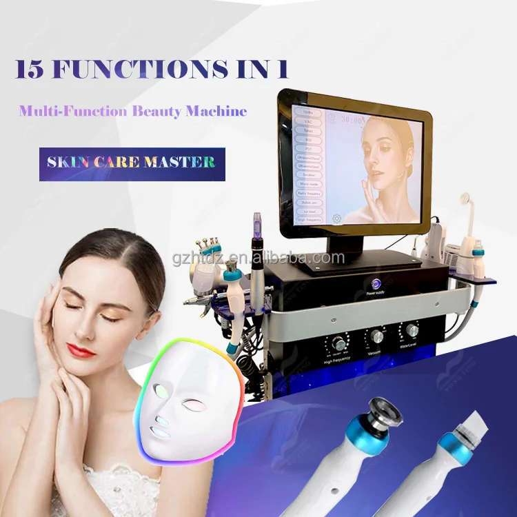 new pattern professional beauty clinic face cleaning machine 15 In 1 Machine device equipment 2024