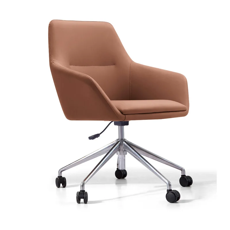 Wholesale Hot Style Modern Single Seat Leather Sofa Leisure Chair with Swivel Base and Minimalist Style for Home Office Chair