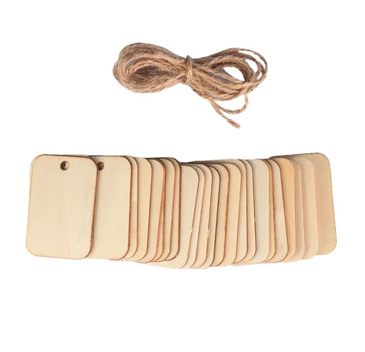 
DIY Projects Wood Slices Plywood Art Craft Pieces Wooden Laser Squares Heart Cutout Shapes Wood Cutouts for Christmas 