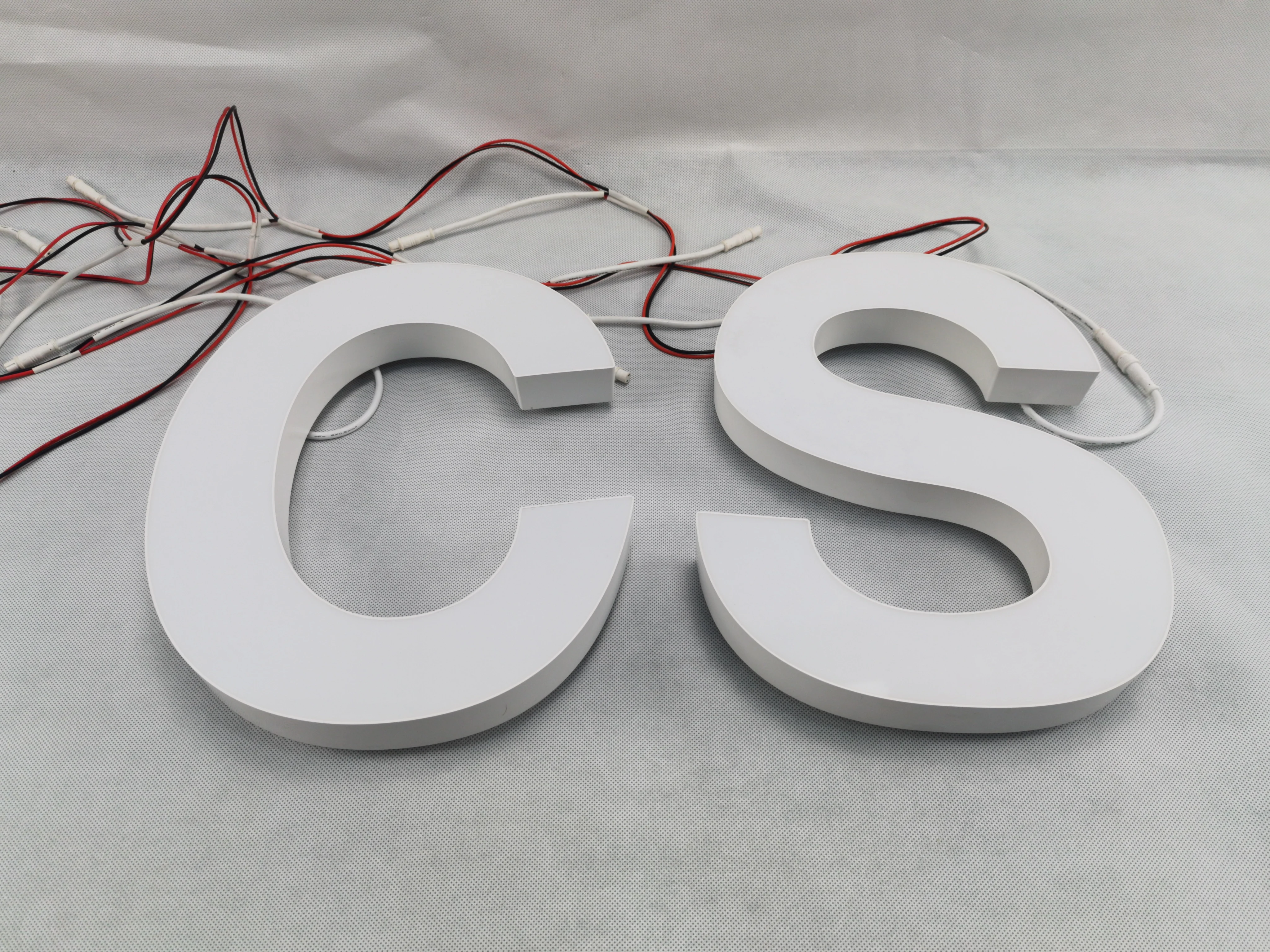 wall banners advertising acrylic fillable letters