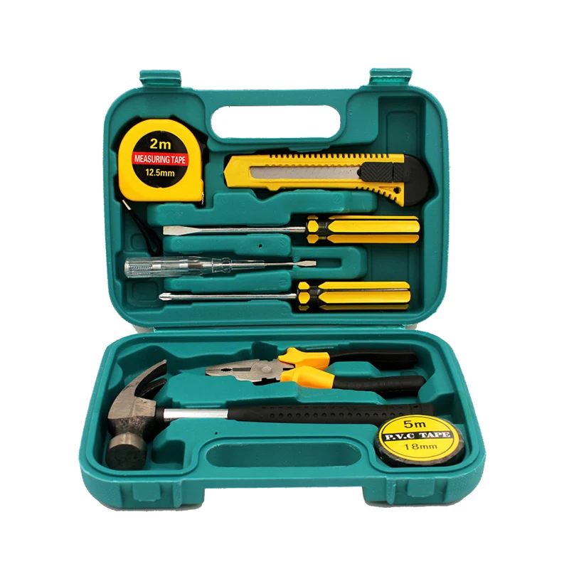 force tool set General Household Hand Tool Kit Plastic Tool box Storage Case