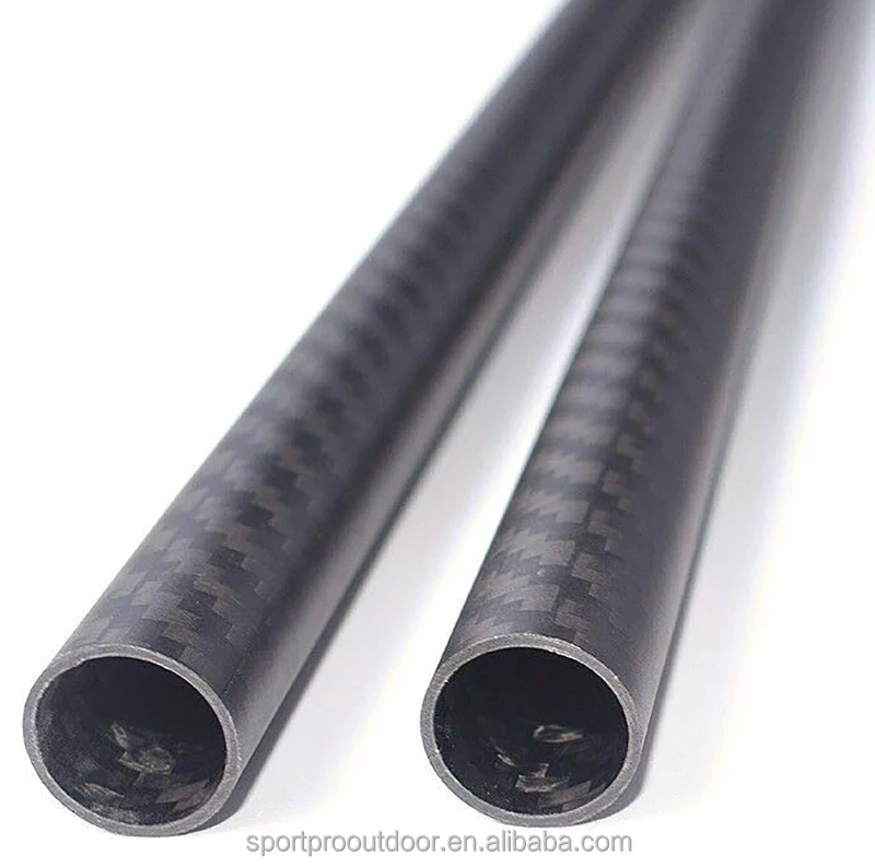 factory custom texture carbon tube 40mm 50mm speargun carbon fiber tube
