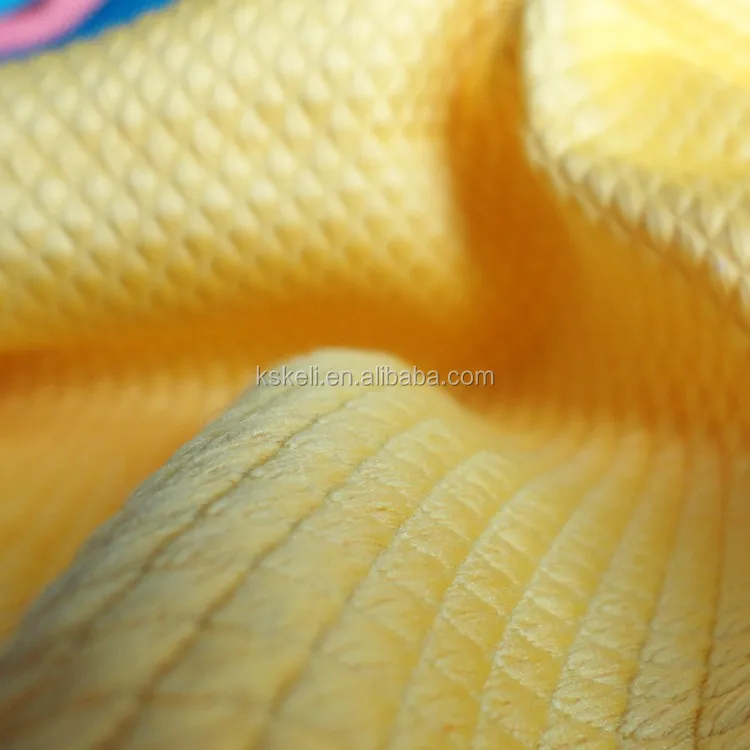 microfiber lens cloth fish scale fabric glass cloth