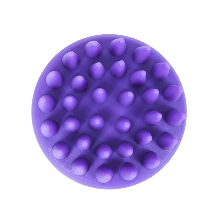 Mix colors wholesale Amazon hot selling cheap plastic silicone hair washing handheld scalp head massager