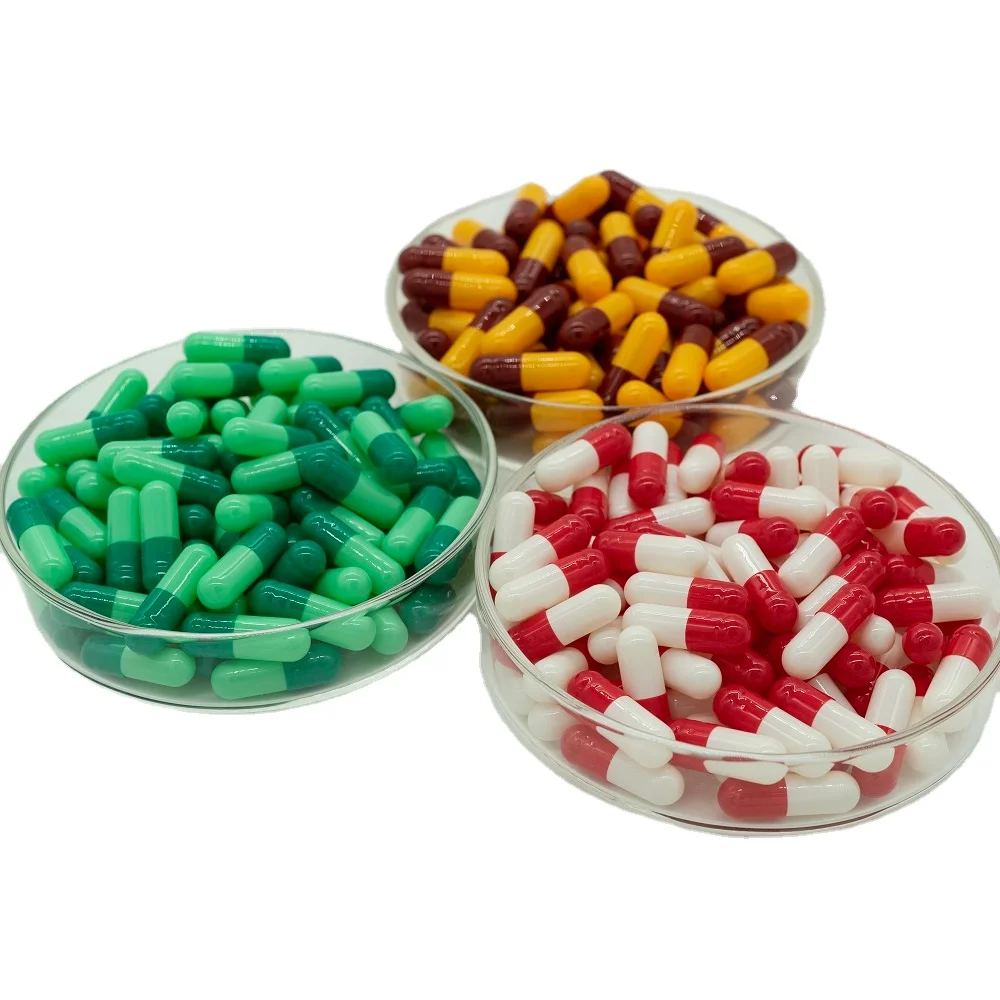 Wholesale bulk Size 00,0,1,2,3,4# Gelatin Empty Capsule Shell Manufacturer