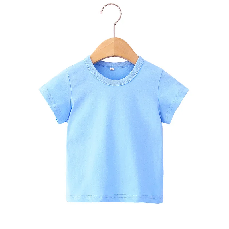 Kids T Shirt Custom Logo Blank T-shirt Toddler Boys Baby Tshirt for Kids