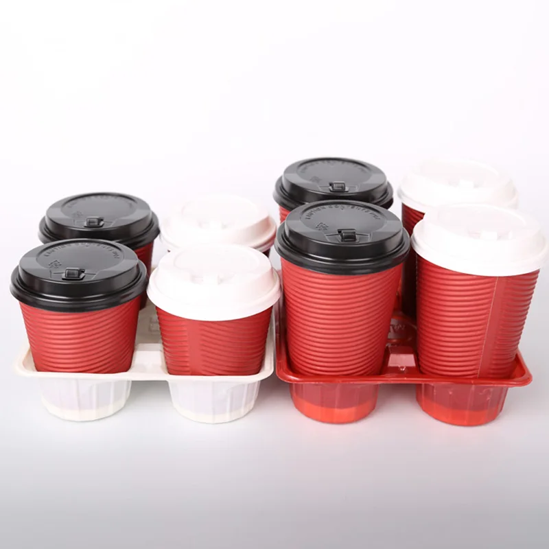 8oz 12oz 16oz ripple wall disposable paper coffee cup