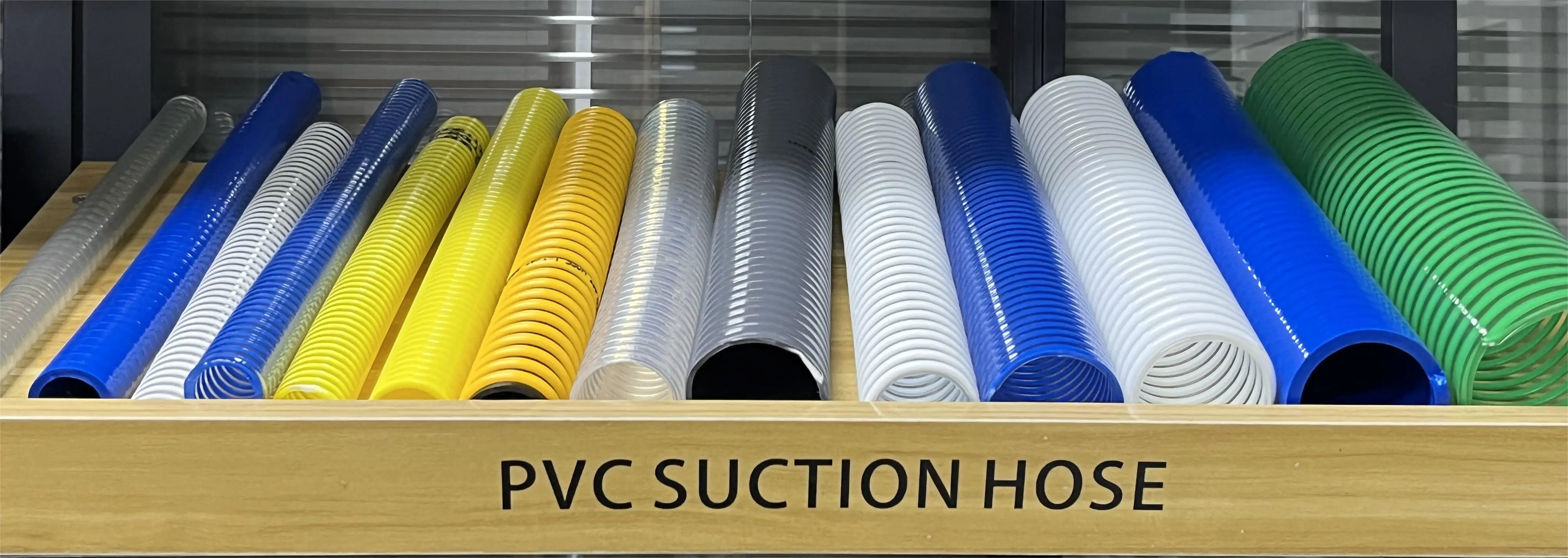 2 Inch Diameter Helix Spiral PVC Suction Discharge Hose Plastic Reinforcement Pipe / Customized Large Diameters
