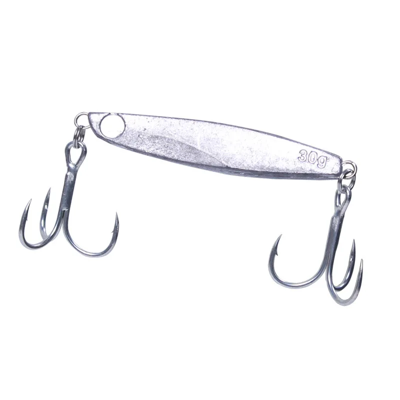 NEW unpainted metal jig lure7g-40g fishing long jig slow pitch jig fast sinking