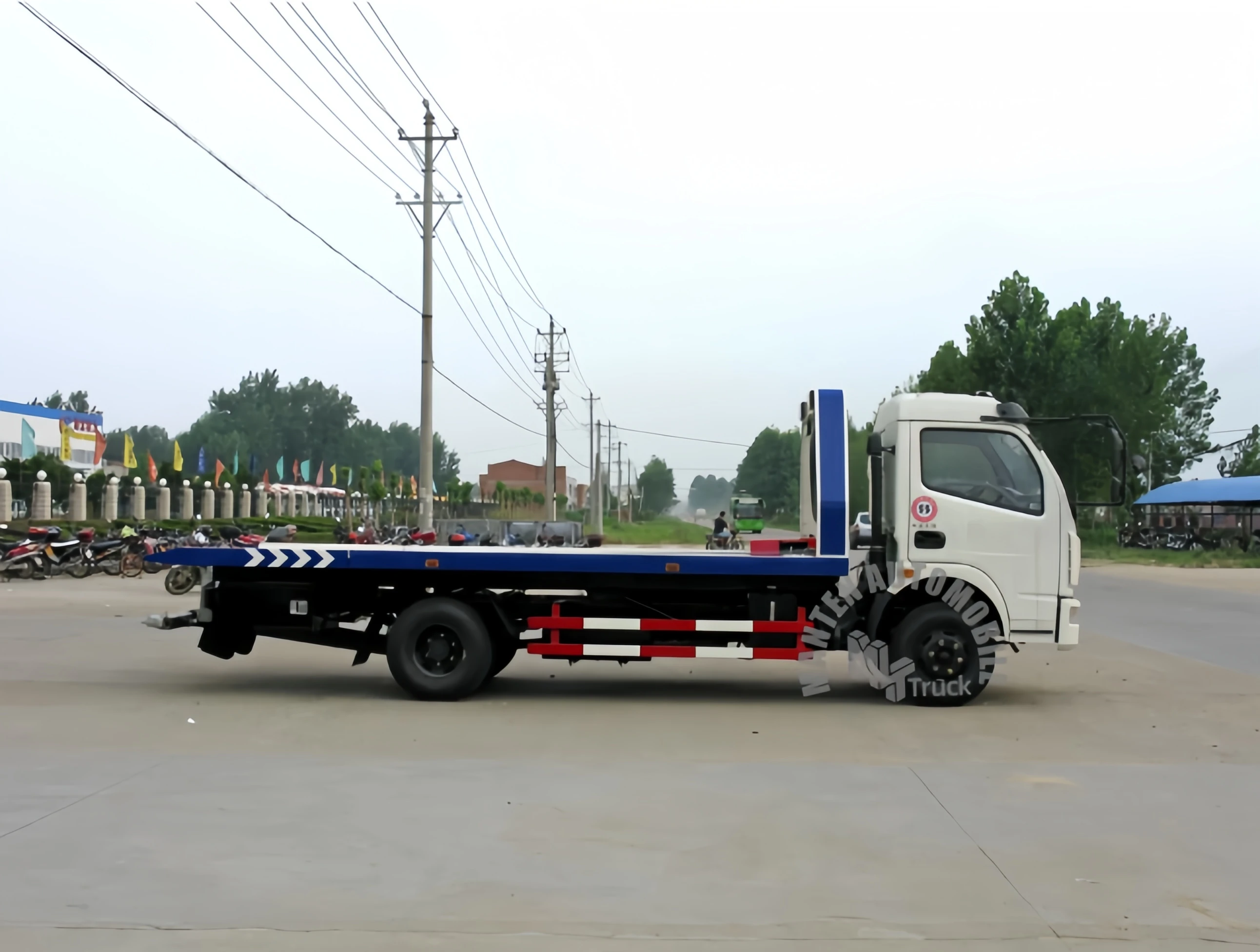 Dongfeng Новый б/у 6-тонный 8-тонный спасательный автомобиль 7-метровый аварийный бортовой буксировщик