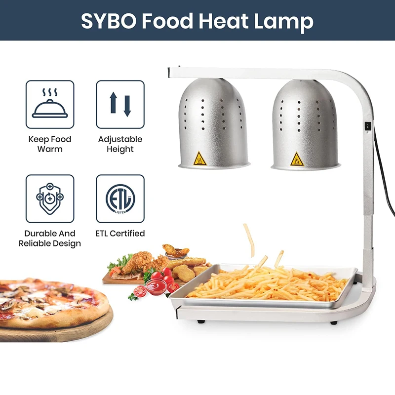 Factory Commercial Heater Kitchen Service Buffet Home Lamp Warmer Display Food Warming Keep Food Warm Machine Food Heat Lamp
