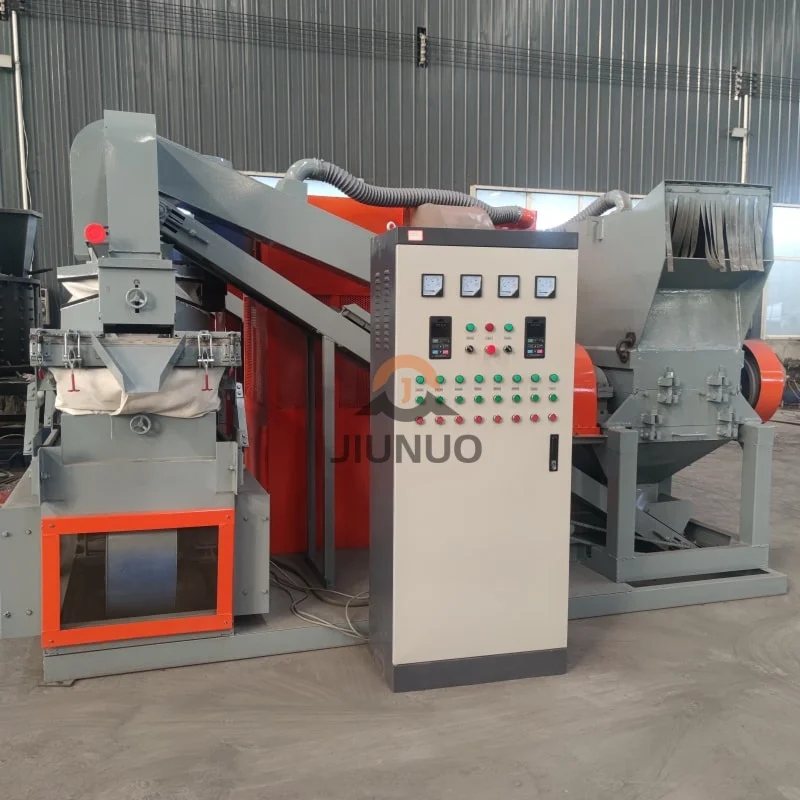 Manufacturers sell large double sorting wire plastic metal machine cable recycling peeling machine recycling station