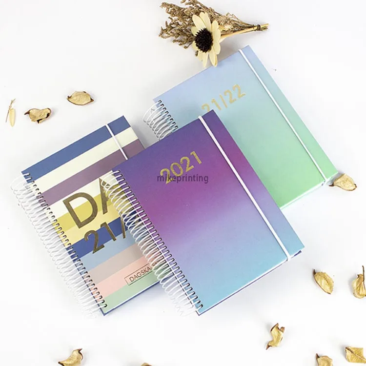 Customizable Journal Printing Agenda Daily 365 Years Planner A5 Spiral Notebook