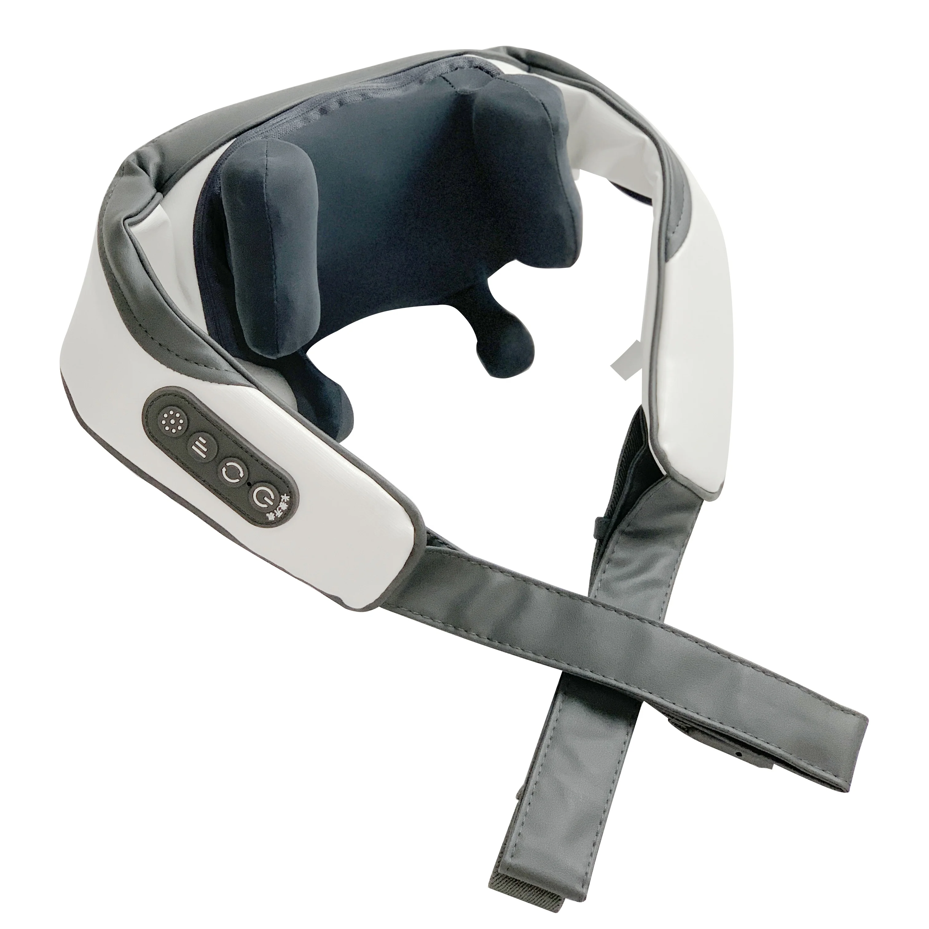 Hot Sale Wholesale Wireless 8d Smart Trapezius Deep Kneading Shiatsu Heating Therapy Neck & Shoulder Massager