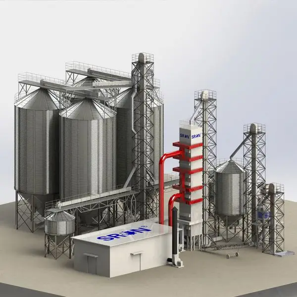 3000T Cereal Silo Wheat Corn Paddy Silo, Grain Bins Used In Feed Plant