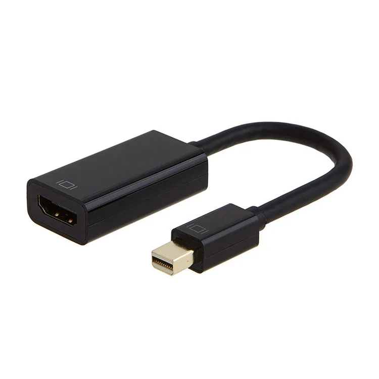  Переходник Mini DisplayPort-HDMI конвертер DP(Thunderbolt)-HDMI позолоченный шнур совместимый с MacBook Pro Камера 4K DisplayPort в HDMI адаптер cablecreation дисплейный порт MiniDP типа «(Порт Thunderbolt совместимый) к AV HDTV