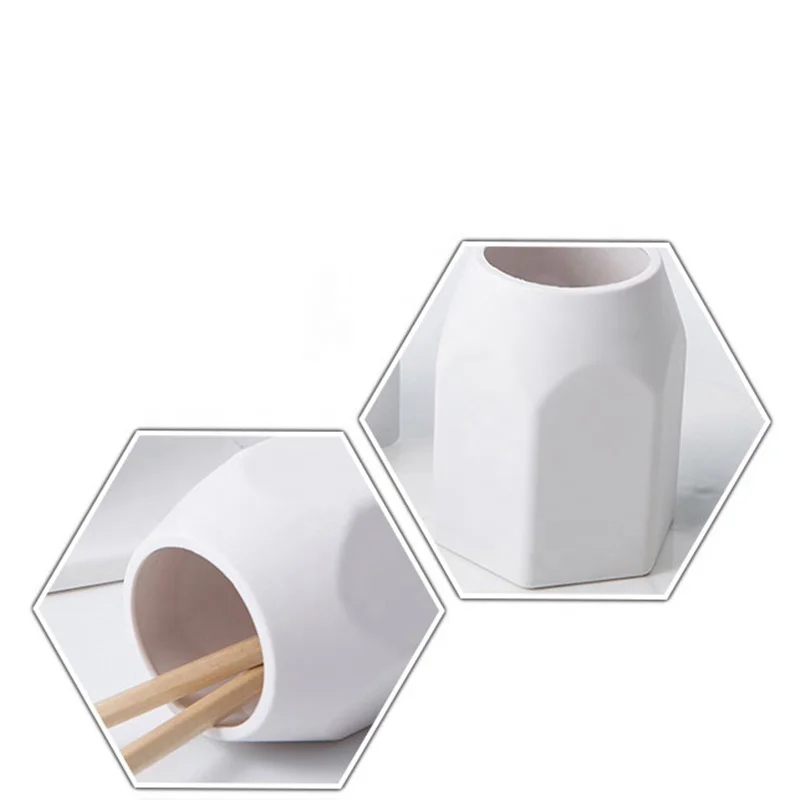 Новый канцелярский Органайзер, круглая чашка для ручки для офиса, настольный держатель для кистей для макияжа, силиконовый держатель для карандашей