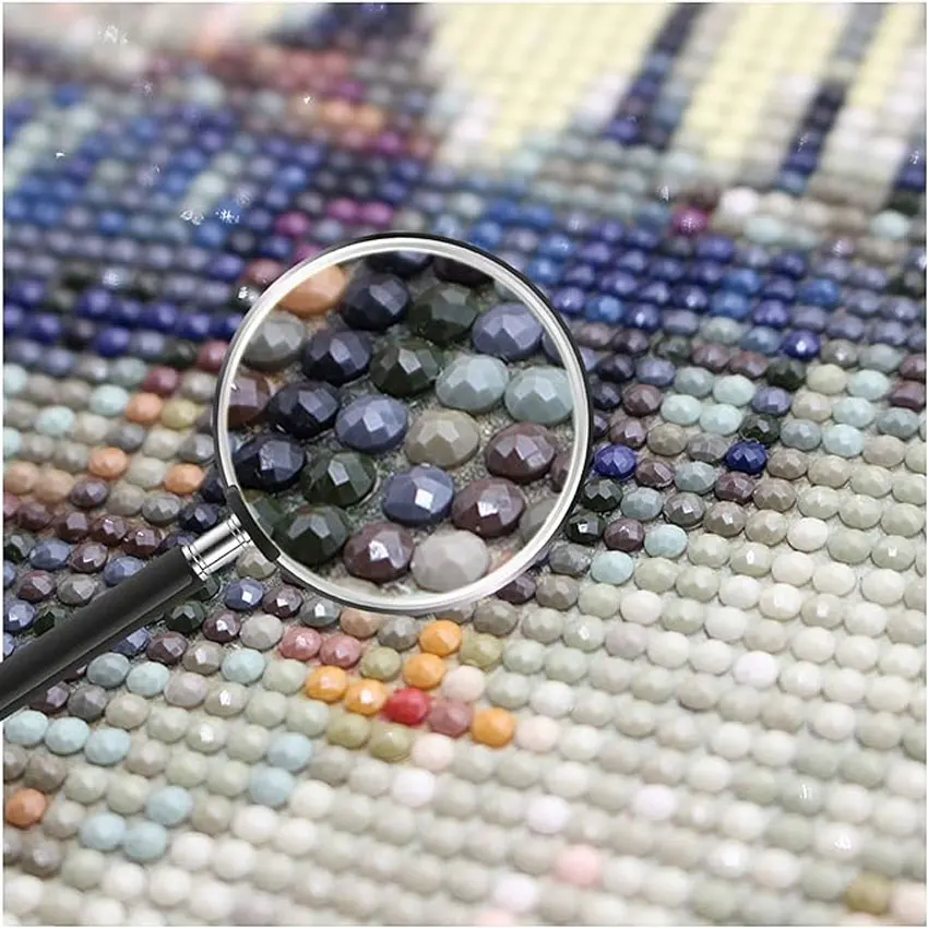 Custom Cartoon Art Kit Large Size Diamond Painting Accessories
