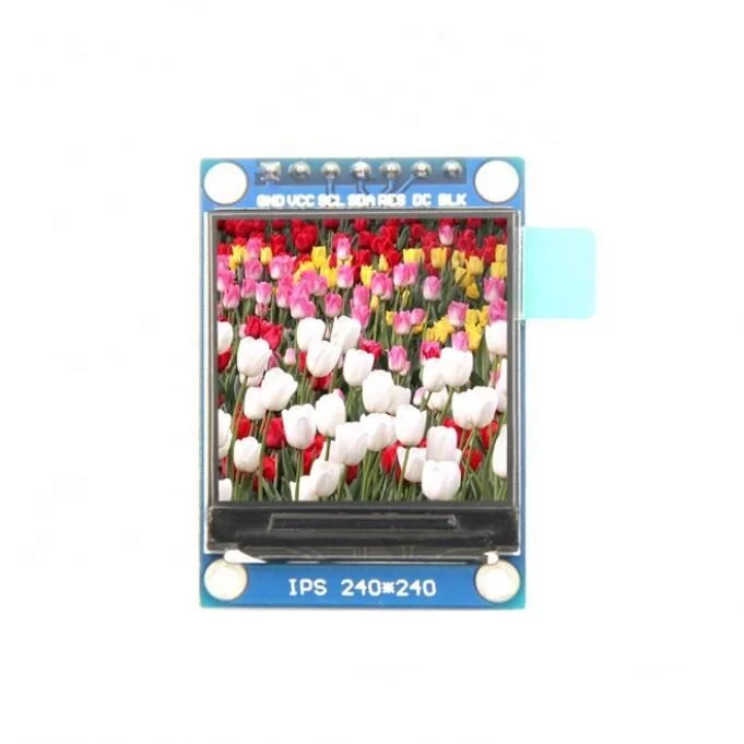 Hot selling 1.3 inch SPI Serial LCD module TFT screen 240*240 LCD display IPS full viewing angle ST7789