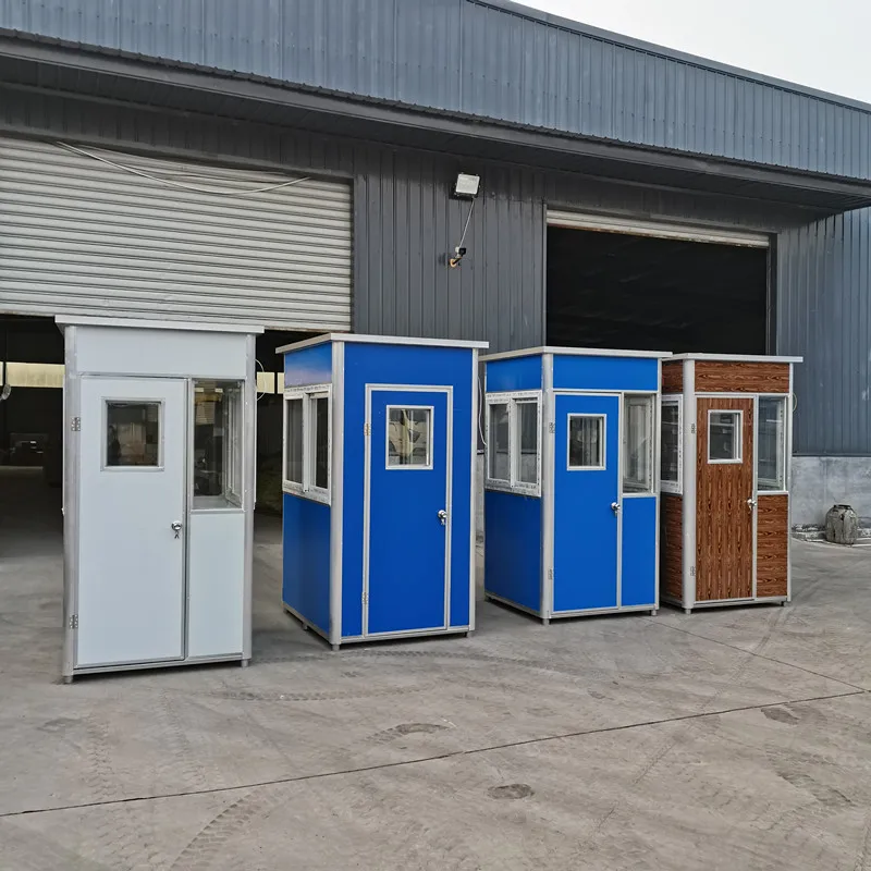 WinFair Tiny House Guard Shack Steel Structure Suppliers Color Steel Sentry Box Customization Guard House For Sale