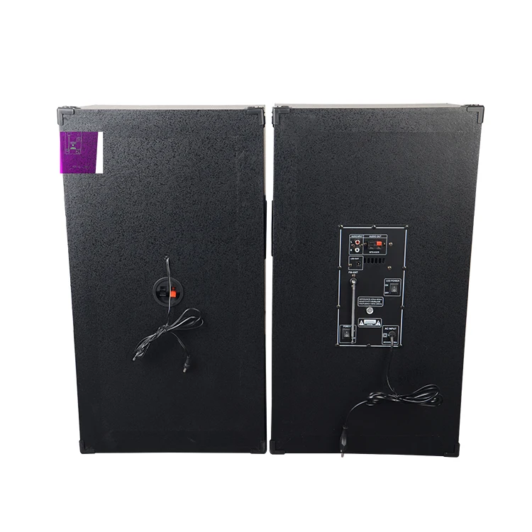 Professional DJ Bass speaker 2.0 active stage speaker home theatre with USB/SD/MC/FM/Remote/EQ