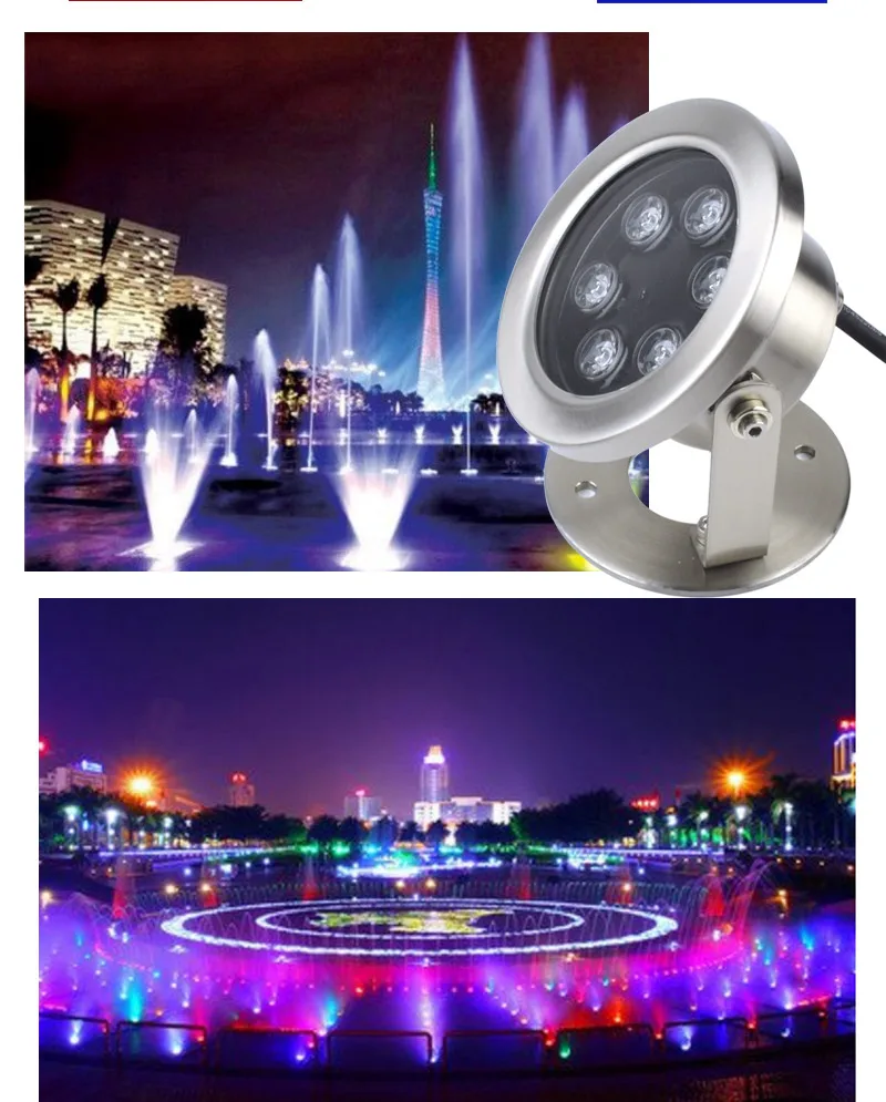 Underwater 36 Led Submersible Spot Light for Water Aquarium Garden Pond Pool Tank fountain light