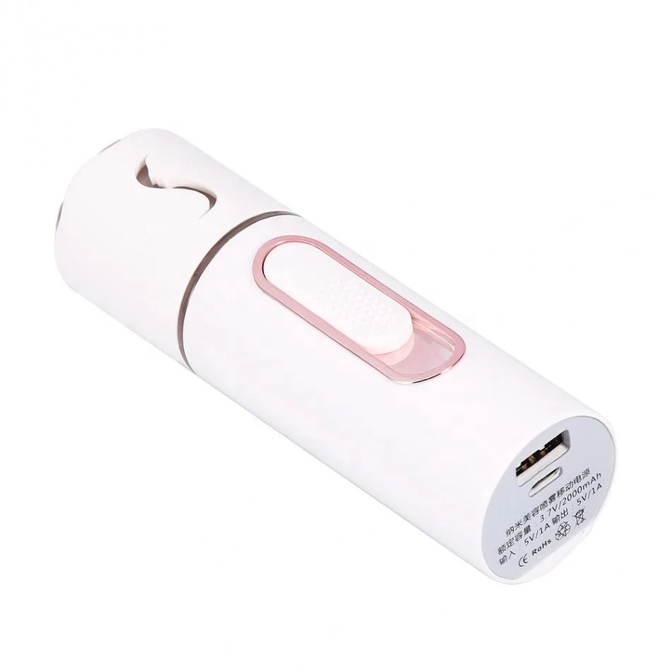 Портативный нано-распылитель для тела, спа-распылитель для лица, нано-распылитель, увлажняющий Распылитель, паровой распылитель для лица с USB, с внешним аккумулятором