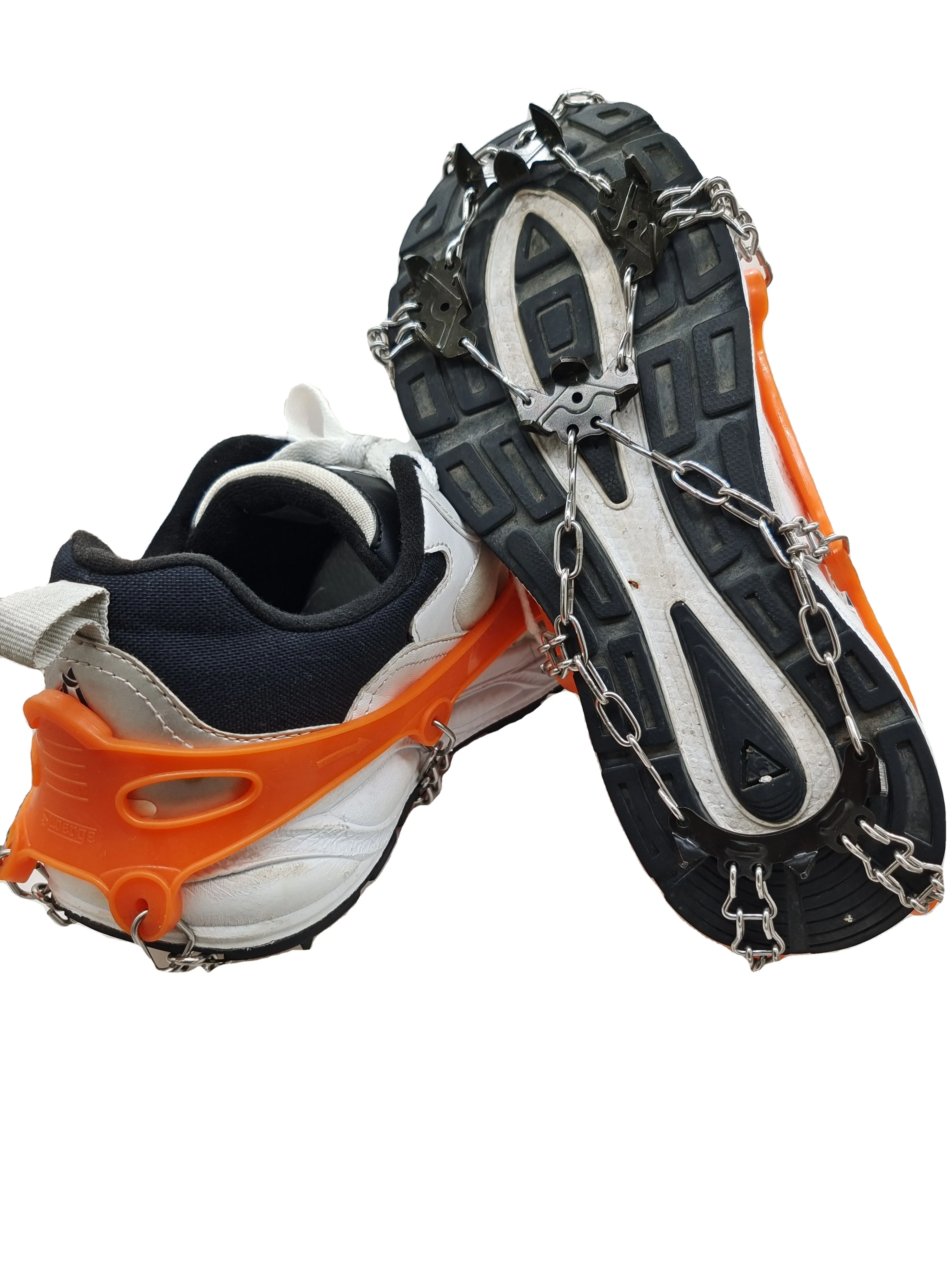 Anti slip silicon rubber soccer cleats climb ice crampon