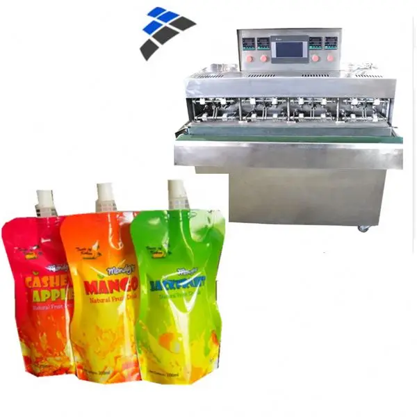 
fruit shape packaging bags /pouch /sachet juice filling sealing machinery 