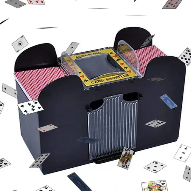Playing Card Shuffler Board Game Electric Automatic Shuffler Card Game Party Suitable for 6 decks of cards Entertainment