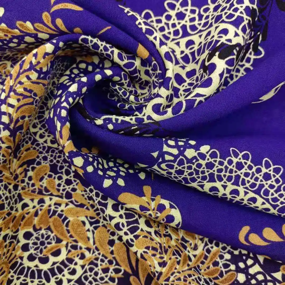 Rayon Fabric China Manufacturer Printed Rayon Fabric 100% Rayon Fabric For Dress