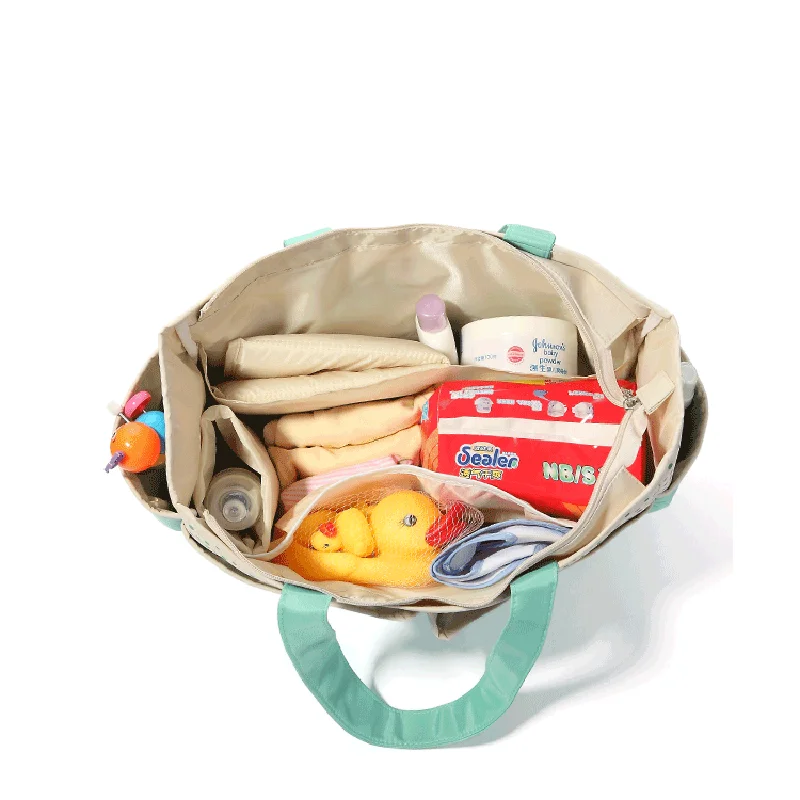 Baby diaper bags Upgraded version waterproof dots Nappy Tote baby diaper bag for mummy using