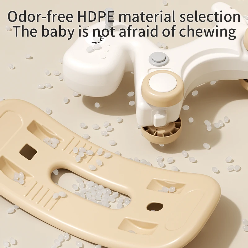 child kids mountable cars white bungee rocking horse ride on animals toy seesaw plastic for baby walker with handle