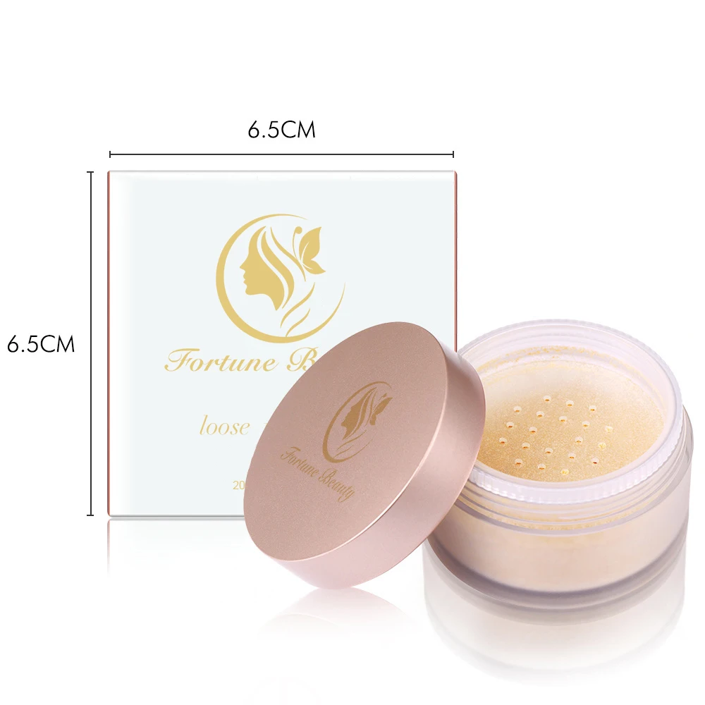 OEM Oil Control Loose Powder Vegan Waterproof Spf Face Makeup Translucent Shine Setting Mineral Loose Powder
