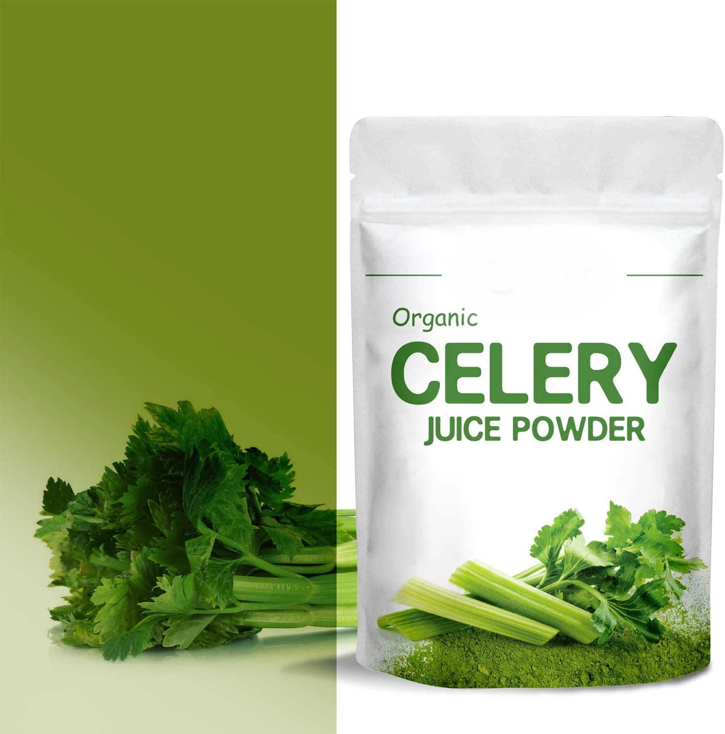 Органический порошок сока сельдерея 20 унций детоксикация повышает энергию иммунной системы и поддерживает внутривенное здоровье витамин