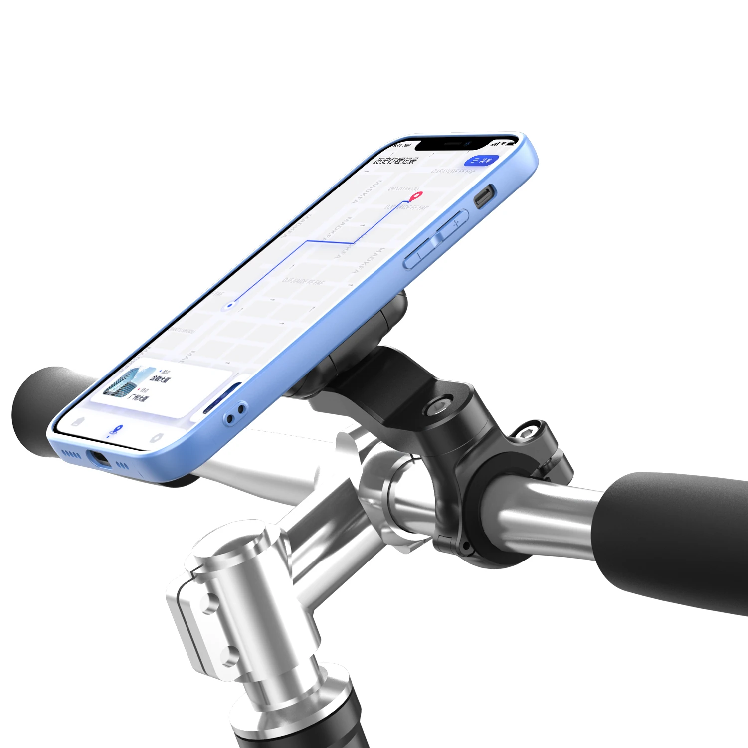 New Design Magnetic Motorcycle Phone Holder 360 Rotation Vehicle Mobile Phone Bike Mount