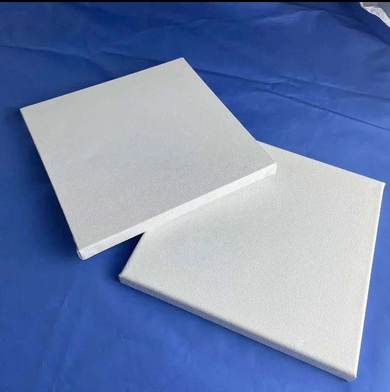 Canvas Boards for Painting, Pack of 10, 11 x 14 Inches, Blank White Canvas Panels