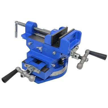 4 inch Drill Press Vise 100mm Cross Slide Vise with Swivel Base CSS100