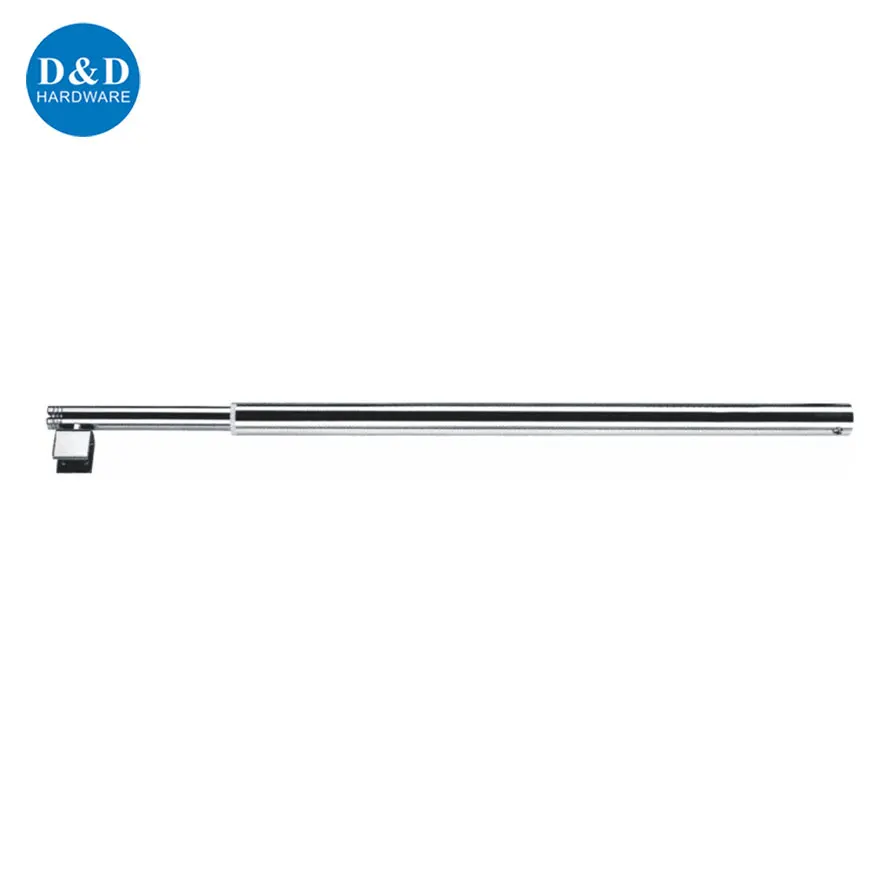 Stainless Steel Glass Screen Rods Adjustable Bathroom Telescopic Bar Hardware Rods