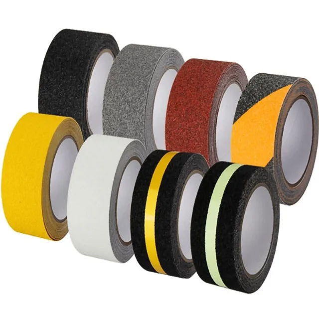 yiwu factory oem branded non skip tape for steps toilet safety walk anti slip tape in sandy multi color water proof tape (1600334305934)