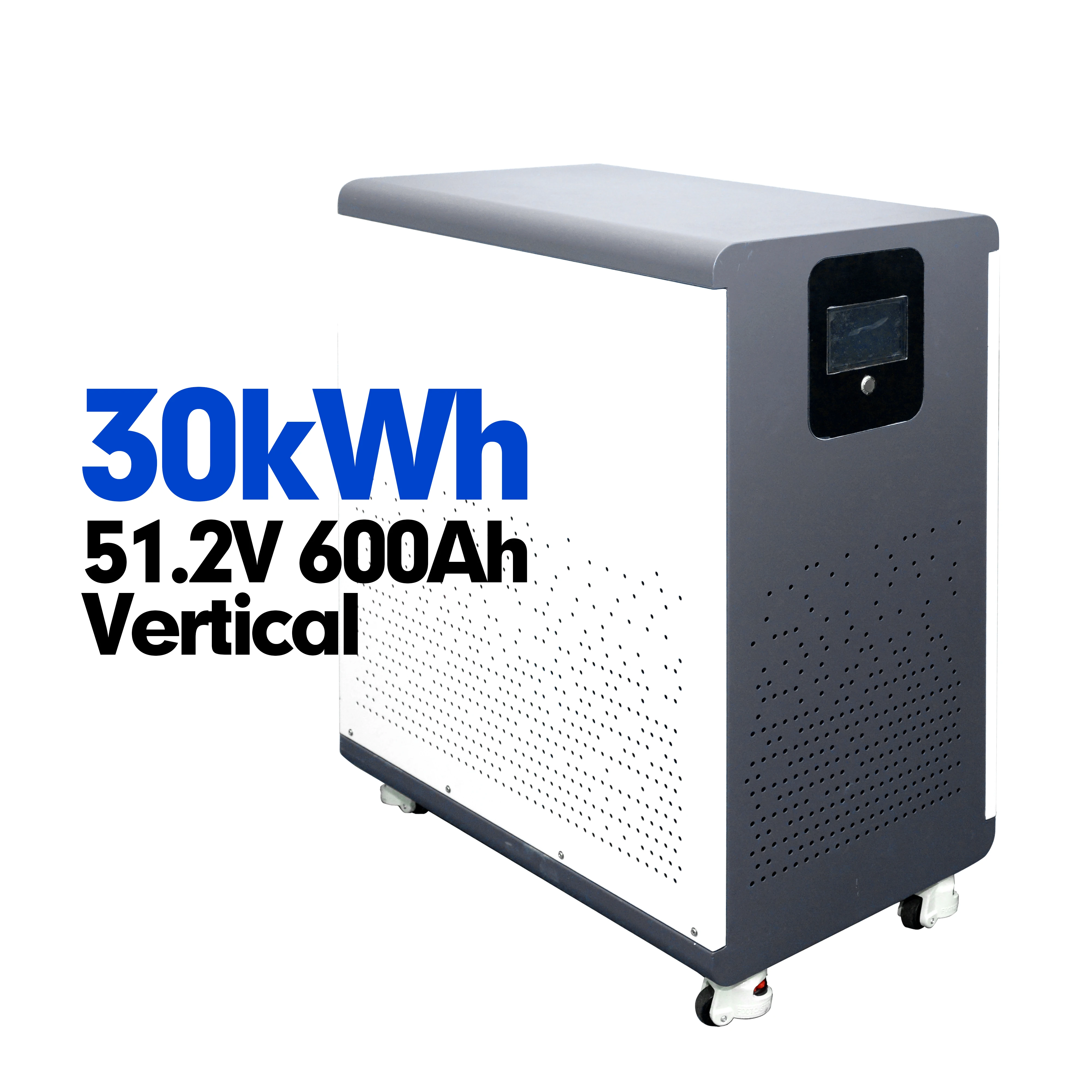 Fully Capacity 48V 51.2V 600Ah Moveable Lifepo4 Battery Akku Pack for Home Energy Storage