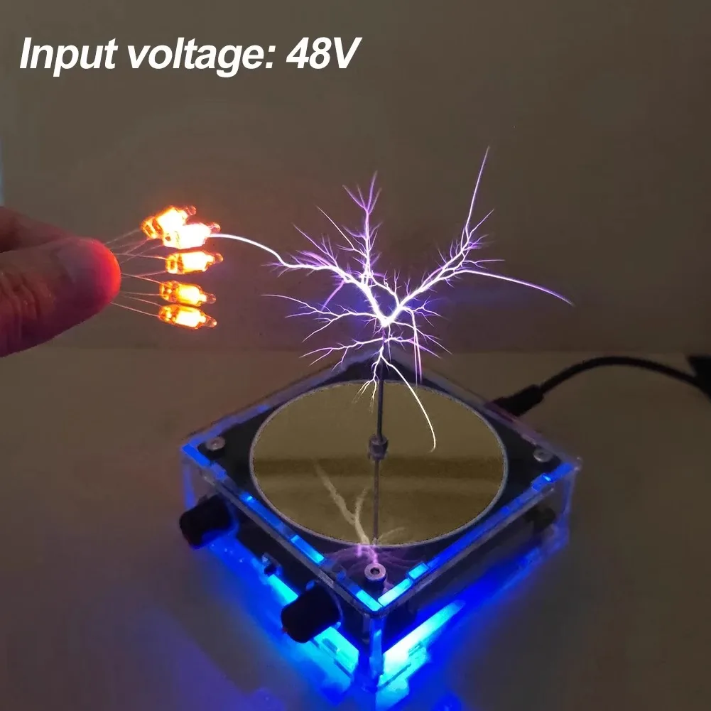 Multi-function For Tesla Music Coil Speaker Wireless Transmission Lighting Bluetooth Music Audio