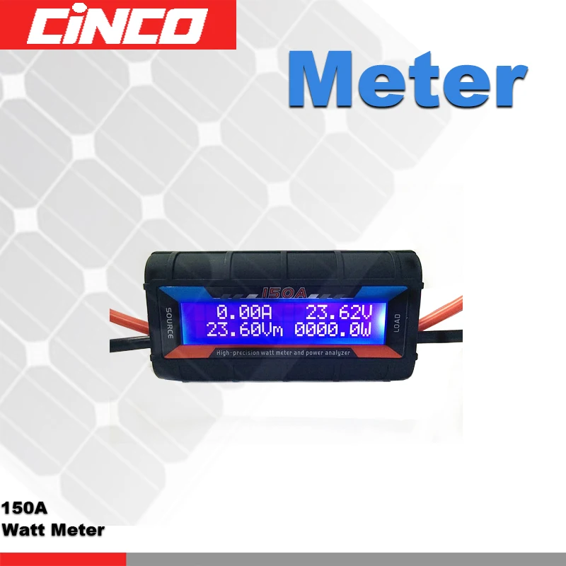 Watt meter 150A High Precision and Power Analyzer Backlight LCD electric analyzer digital watt meter