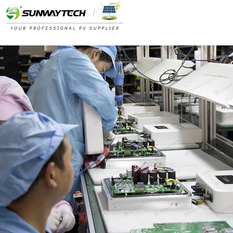 Sunway 8 кВт гибридная солнечная система инверторная батарея готовая конструкция 3-фазный выходной автоматический выключатель