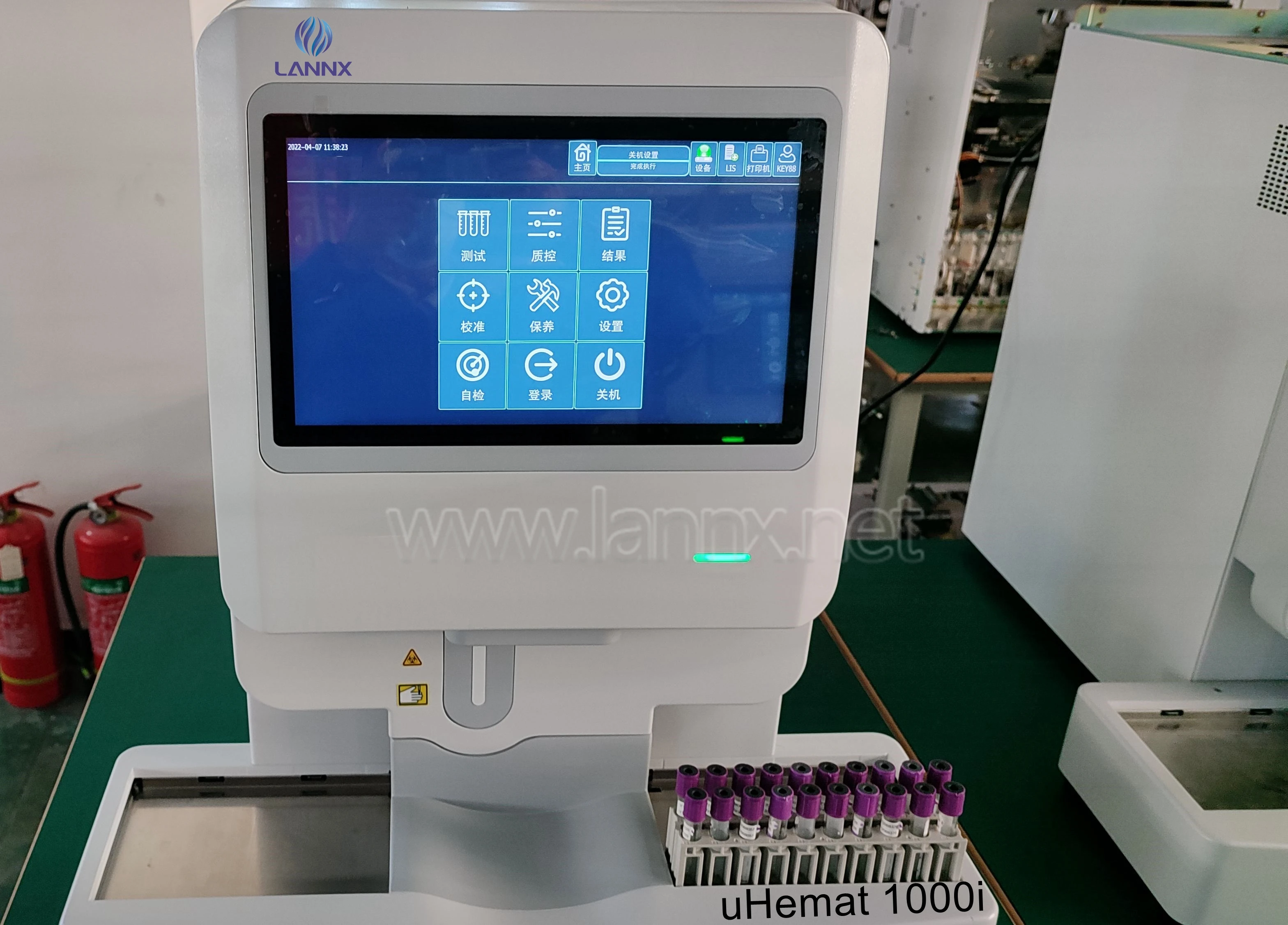 LANNX uHemat 1000i New Laboratory device human 5 Part Automatic Hematology Analyzer with Sampler Fully Auto Hematology Analyzer