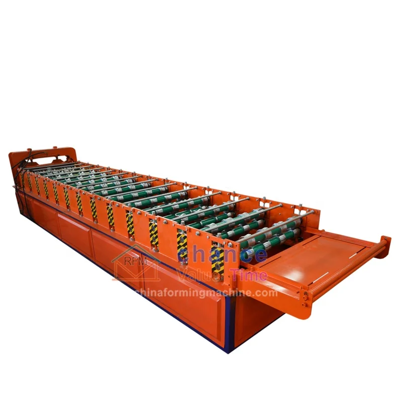 Factory supplies galvanized roll roof tile forming machine