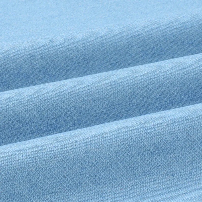 high quality wholesale 6oz cvc cotton polyester elastic stretch spandex denim fabric jean fabric