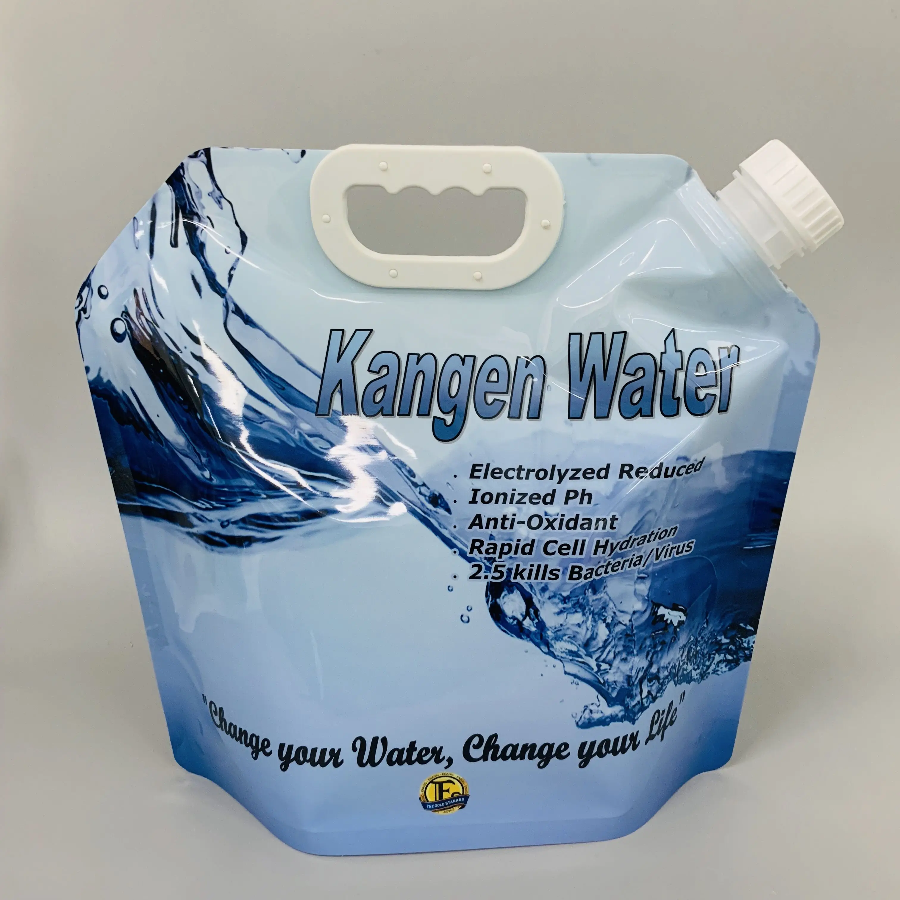 
Reusable Eco Friendly Food Grade Cristal Transparent Hemp Water Bottle 