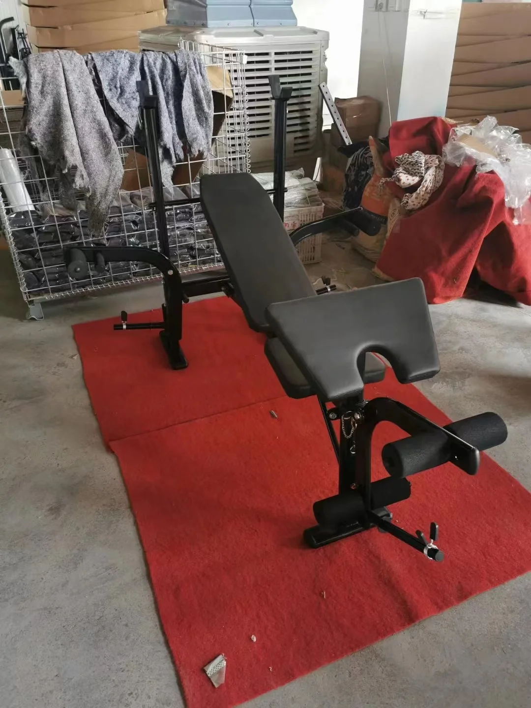 Hot sale home fitness equipment adjustable gym weight lifting sit up bench